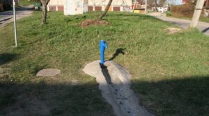 žydrieji Vilniaus hidrantai