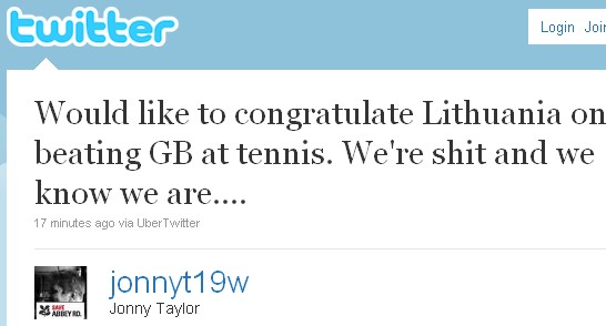 Great Britain tennis results